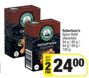 Robertson's Spice Refill (Assorted)-For Any 2 x 64g/80g/84g/89g/100g