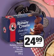 Bakers Romany Creams Or Choc Kids Biscuits (Assorted)-200g Each