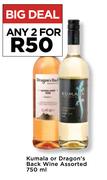 Kumala Or Dragon's Back Wine Assorted-For 2 x 750ml