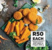 Food Lover's Fish Cakes Or Fingers 600g-Each