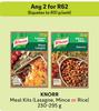 Knorr Meal Kits (Lasagne, Mince Or Rice)-For Any 2 x 230g/295g