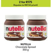 Nutella Chocolate Spread-For 2 x 350g