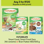 Futurelife Smart Food, Smart Food Zero Or Bran Flakes-For Any 3 x 460/500g