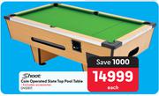 Shoot Coin Operated Slate Top Pool Table
