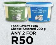 Food Lover's Feta Cheese Assorted-For 2 x 200g