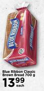 Blue Ribbon Classic Brown Bread-700g Each
