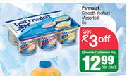 Parmalat Smooth Yoghurt Assorted-6s Per Pack