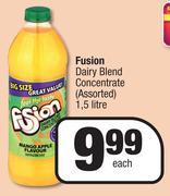 Fusion Dairy Blend Concentrate Assorted-1.5L Each