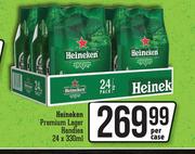 Heineken Premium Lager Handies-24 x 330ml Per Case