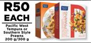 Pacific West Tempura Or Southern Style Prawns-200g/ 300g Each