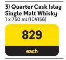 Laphroaig Quarter Cask Islay Single Malt Whiskey-750ml