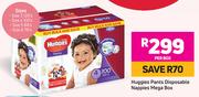 Huggies Pants Disposable Nappies Mega Box-Per Box