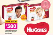 Huggies Gold Jumbo Disposable Nappies Jumbo Pack-For Any 2