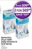 Better You Dlux 1000 Daily Vitamin D Oral Spray 15ml-For 1