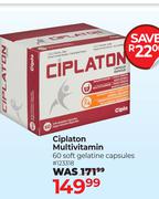 Ciplaton Multivitamin 60 Soft Gelatine Capsules
