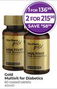 Dis-Chem Gold Multivit For Diabetics 60 Coated Tablets-For 1