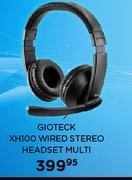 GIOTECK XH100 Wired Stereo Headset Multi