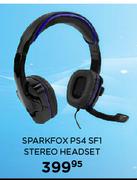 SPARKFOX PS4 SF1 Stereo Headset