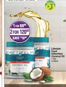 Lifestyle Food Odourless Coconut Oil-1L