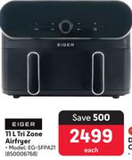 Eiger 11Ltr Tri Zone Airfryer EG-SFPA21 850006768
