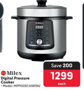 Milex Digital Pressure Cooker MPP0030 458194
