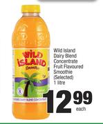 Wild Island Concentrate Fruit Flavoured Smoothie (Selected)-1Ltr Each
