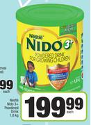 Nestle Nido 3+ Powdered Drink-1.8kg Each