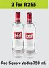 Red Square Vodka-For 2 x 750ml