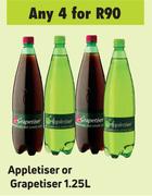 Appletiser Or Grapetiser-For 4 x 1.25L