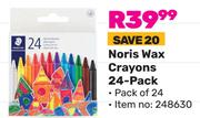 Staedtler Noris Wax Crayons 24 Pack (248630)