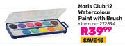 Staedtler Noris Club 12 Watercolour Paint With Brush (272894)
