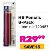 Staedtler HB Pencils 8 Pack (720457)