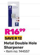 Staedtler Metal Double Hole Sharpener (144557)