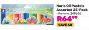Staedtler Noris Oil Pastels Assorted 25 Pack (248656)