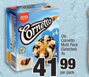 Ola Cornetto Multi Pack-4s Per Pack