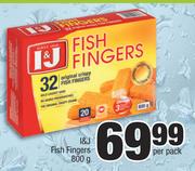 I&J Fish Fingers-800g Per Pack