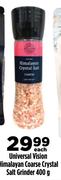 Universal Vision Himalayan Coarse Crystal Salt Grinder-400g Each