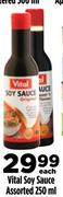 Vital Soy Sauce Assorted-250ml Each