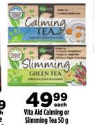 Vita Aid Calming Or Slimming Tea-50g Each