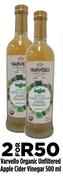 Varvello Organic Unfiltered Apple Cider Vinegar-2 x 500ml