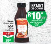 Lifestyle Food Maple Flavoured Syrup-375g