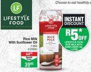 Lifestyle Food Rice Milk With Sunflower Oil-1L