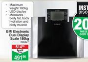 Dquip BMI Electronic Dual Display Scale 180Kg