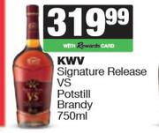 KWV Signature Release VS Potstill Brandy-750ml
