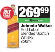 Johnnie Walker Red Label Blended Scotch Whisky-750ml