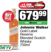 Johnnie Walker Gold Label Reserve Blended Scotch Whisky-750ml