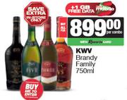 KWV Brandy Family 750ml-Per Combo