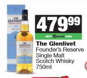 The Glenlivet Founder's Reserve Single Malt Scotch Whisky-750ml