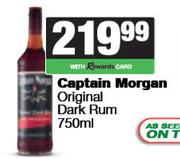 Captain Morgan Original Dark Rum-750ml