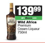 Wild Africa Premium Cream Liqueur-750ml